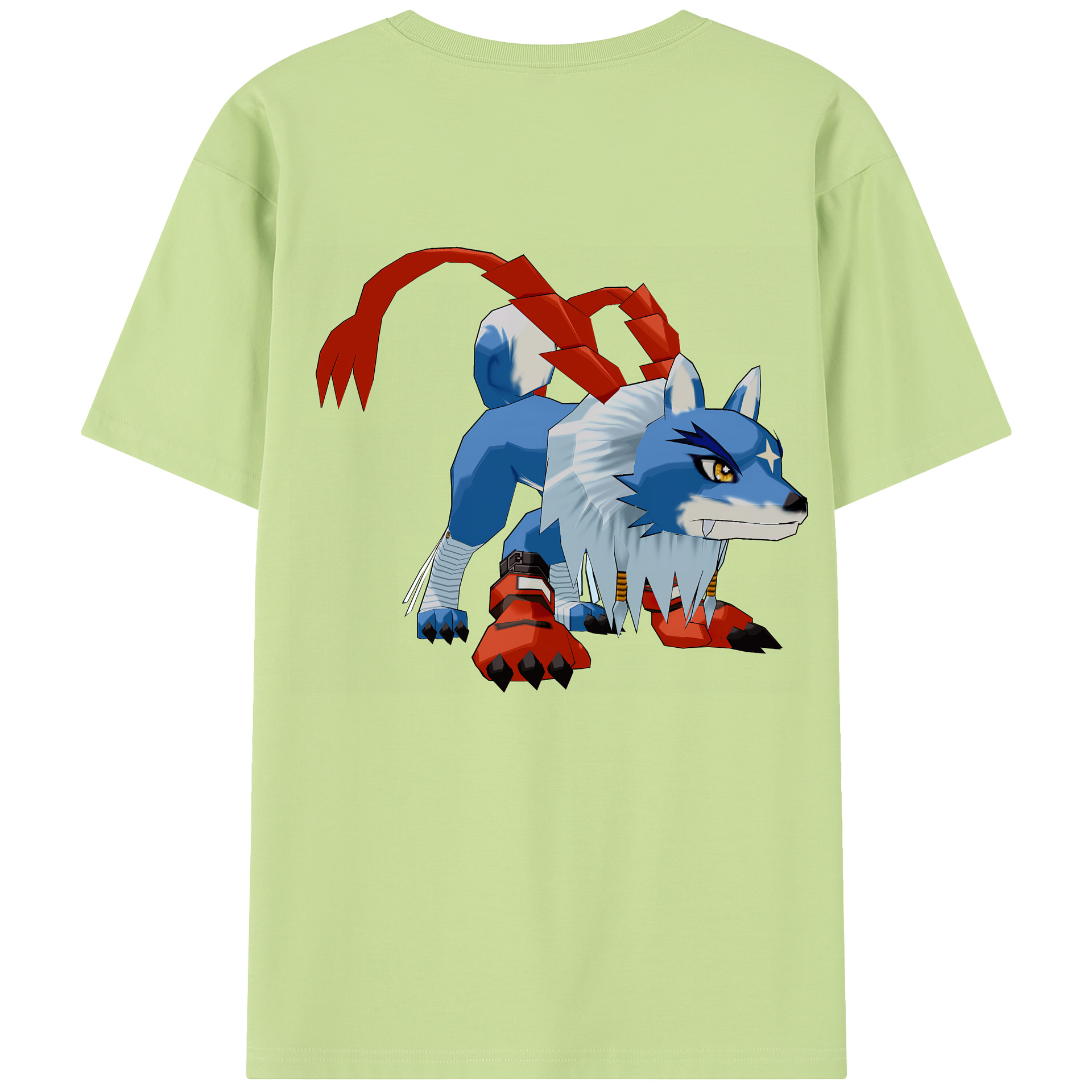 （画像用） Digimon デジタルモンスター/デジモン 綿100％半袖Tシャツ（背面プリント）